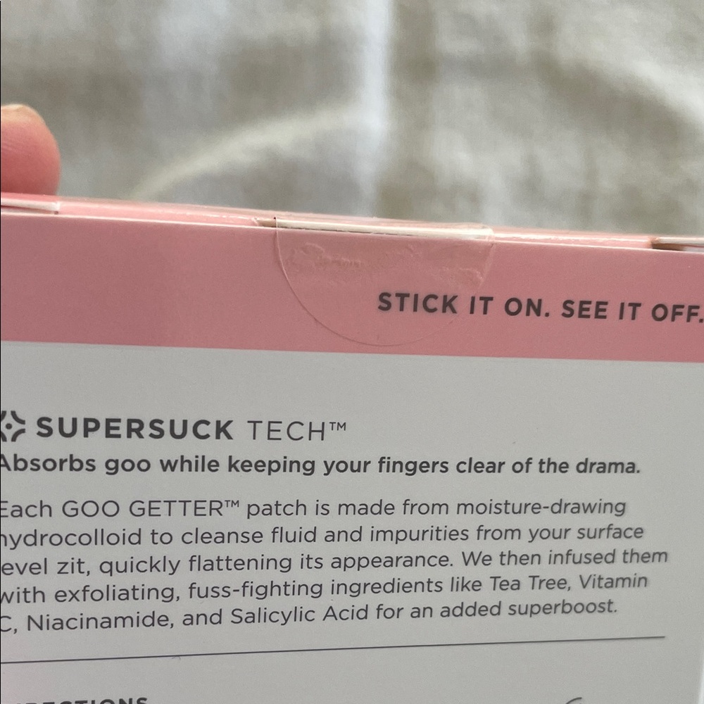 Goo Getter Clarifying Blemish Patches - Pink and White - Picture 3 of 4